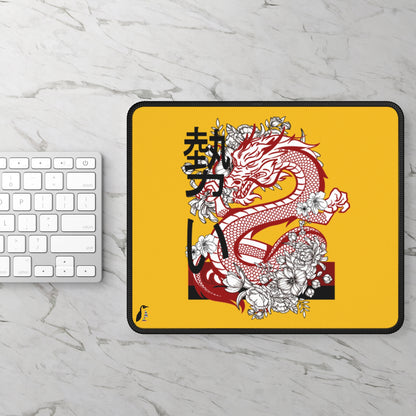 Gaming Mouse Pad: Dragons Yellow