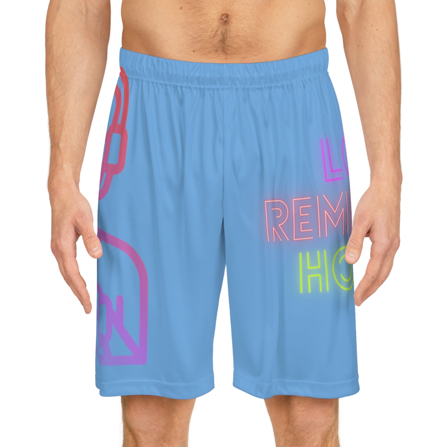 Basketball Shorts: Gaming Lite Blue