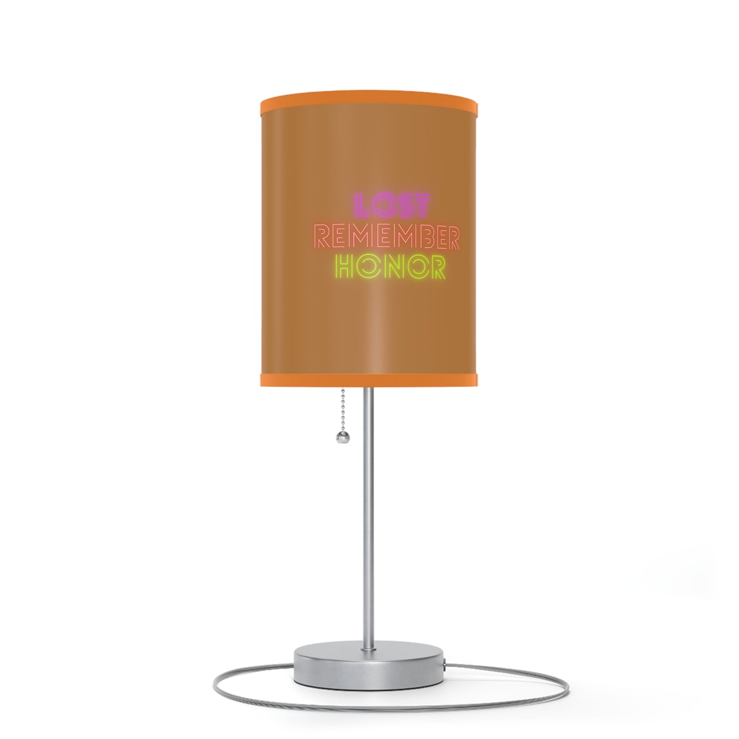 Lamp on a Stand, US|CA plug: Fight Cancer Lite Brown 