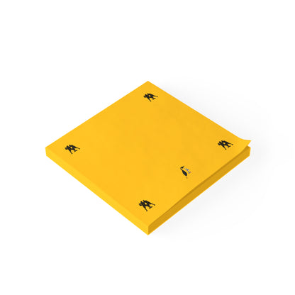 Post-it® Note Pads: Basketball Yellow