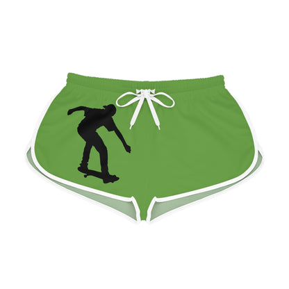 Women's Relaxed Shorts: Skateboarding Green