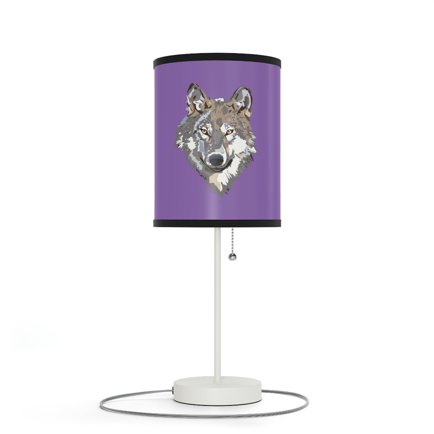 Lamp on a Stand, US|CA plug: Wolves Lite Purple