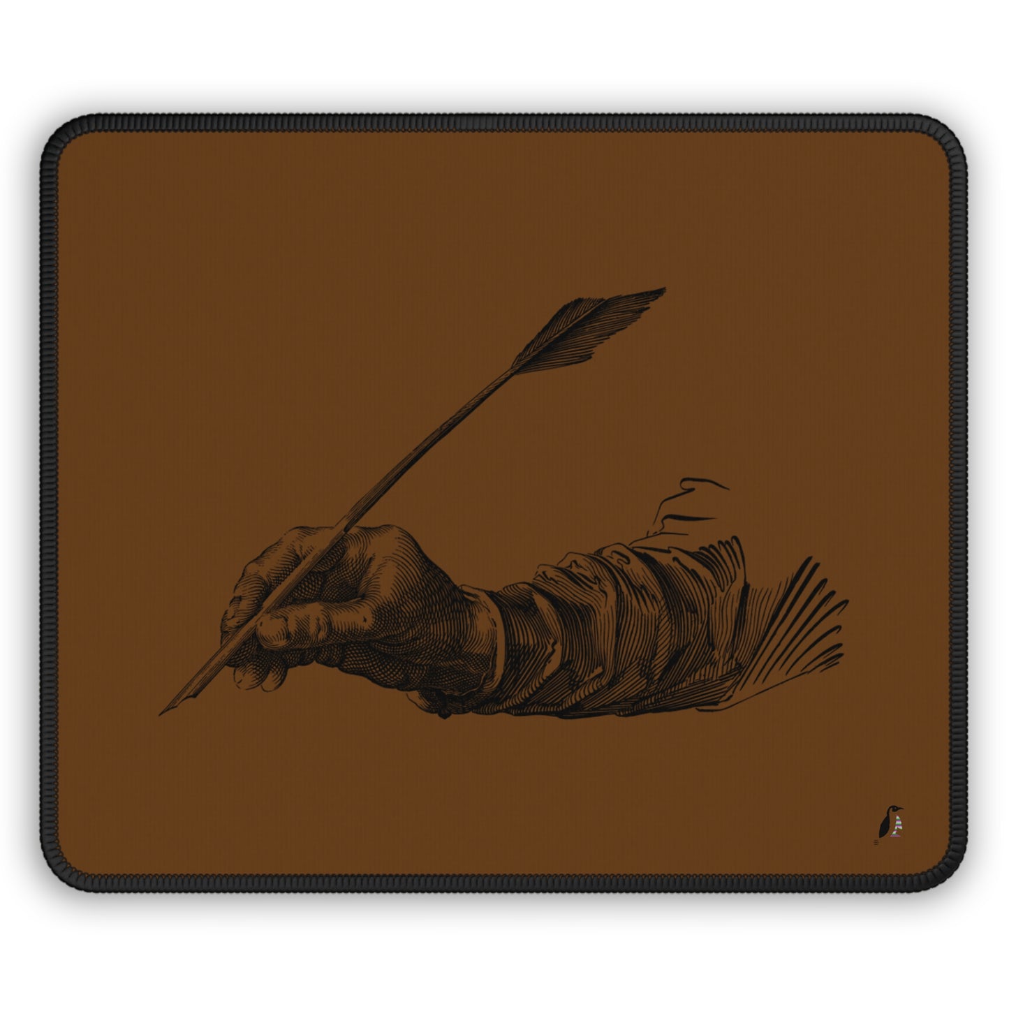 Gaming Mouse Pad: Writing Brown