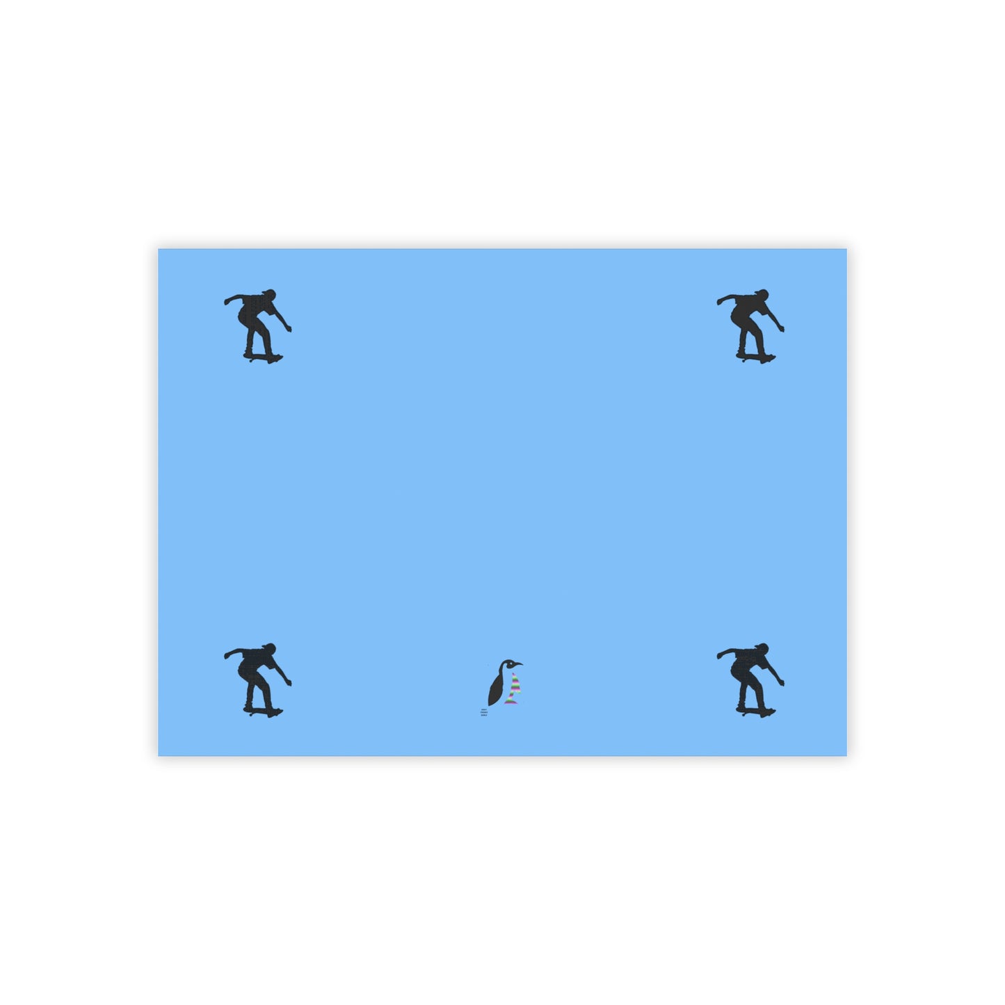 Post-it® Note Pads: Skateboarding Lite Blue