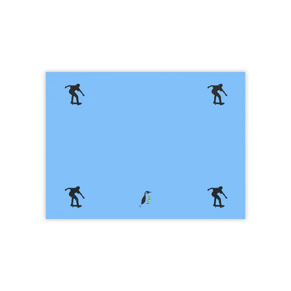 Post-it® Note Pads: Skateboarding Lite Blue