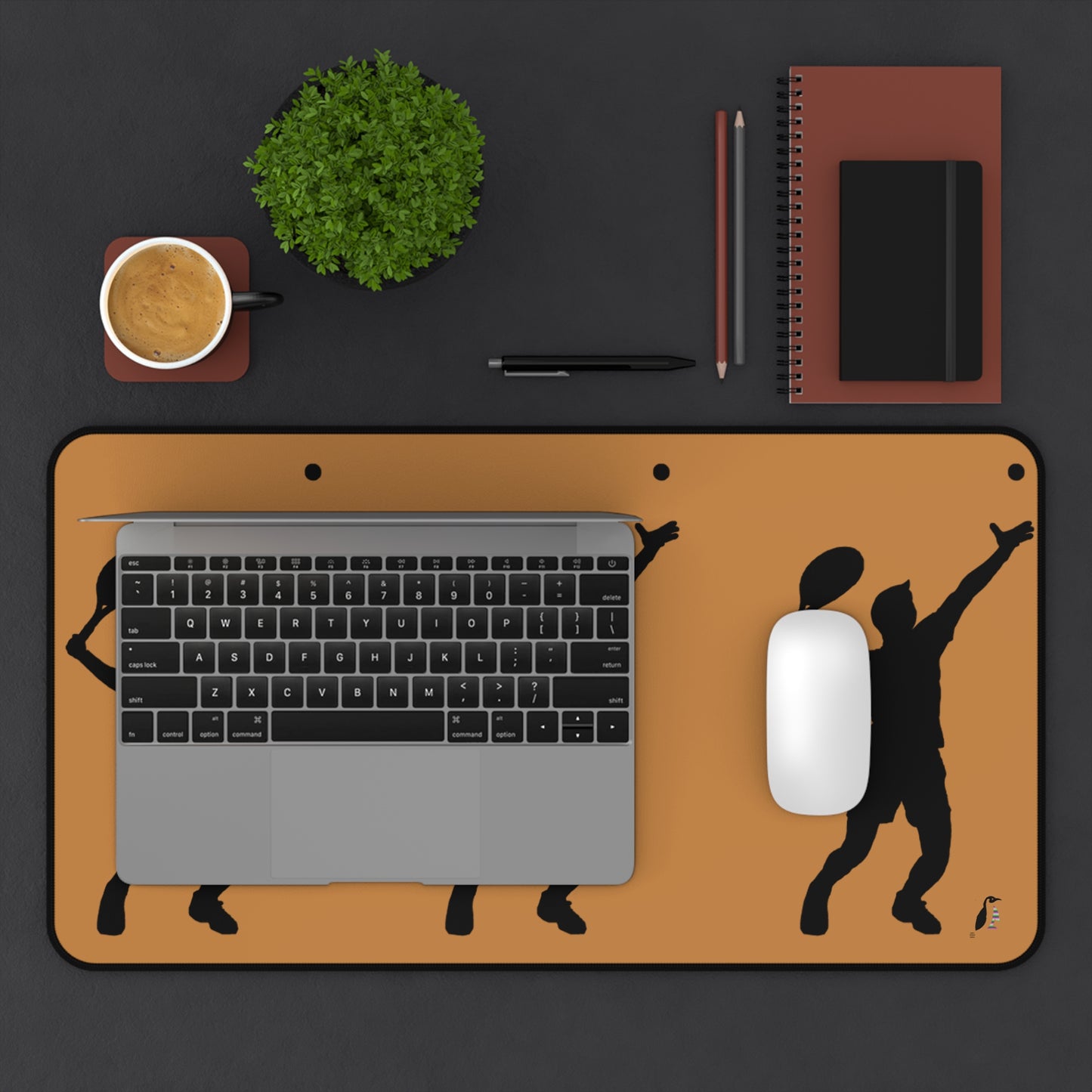 Desk Mat: Tennis Lite Brown