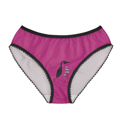 Women's Briefs: Tennis Pink