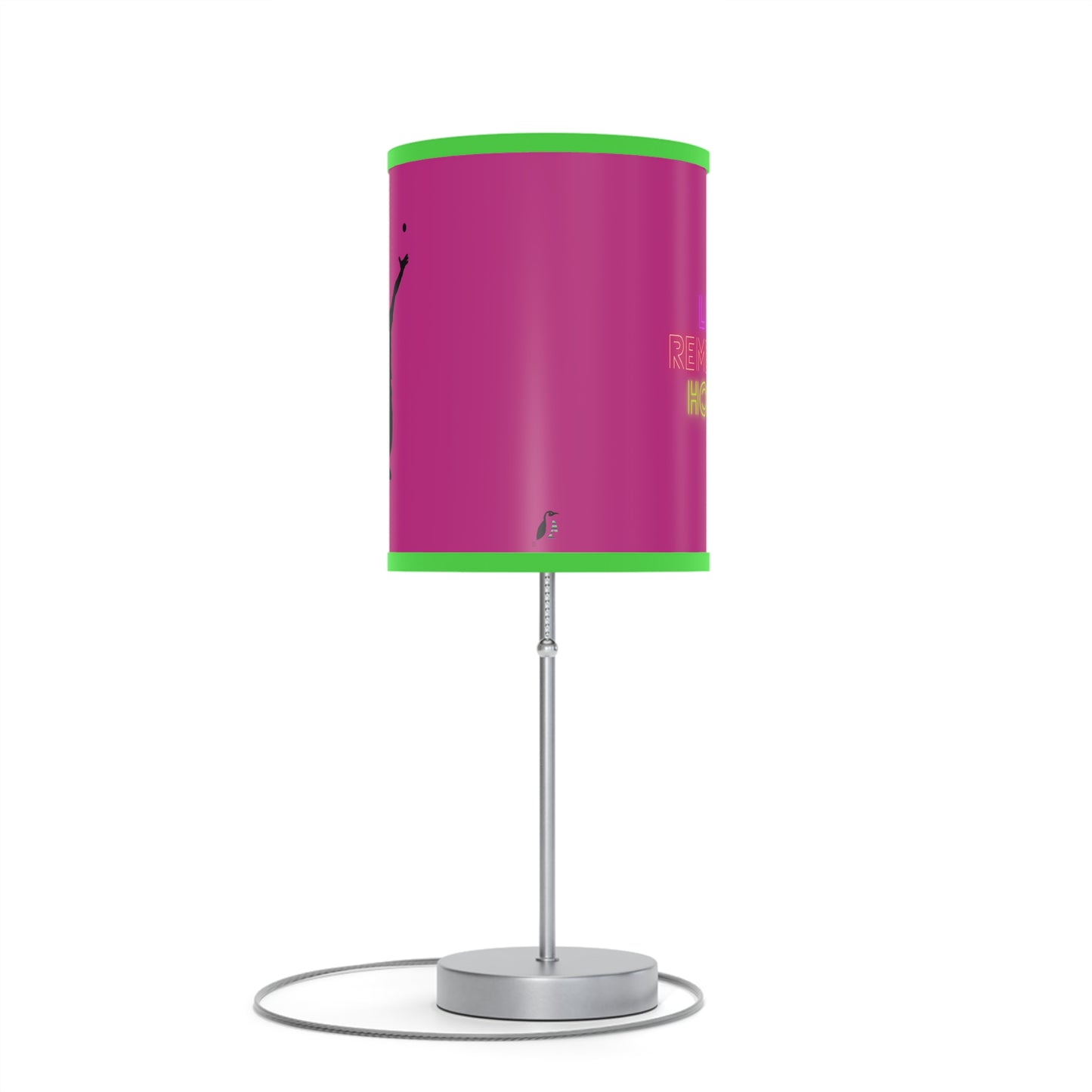 Lamp on a Stand, US|CA plug: Tennis Pink