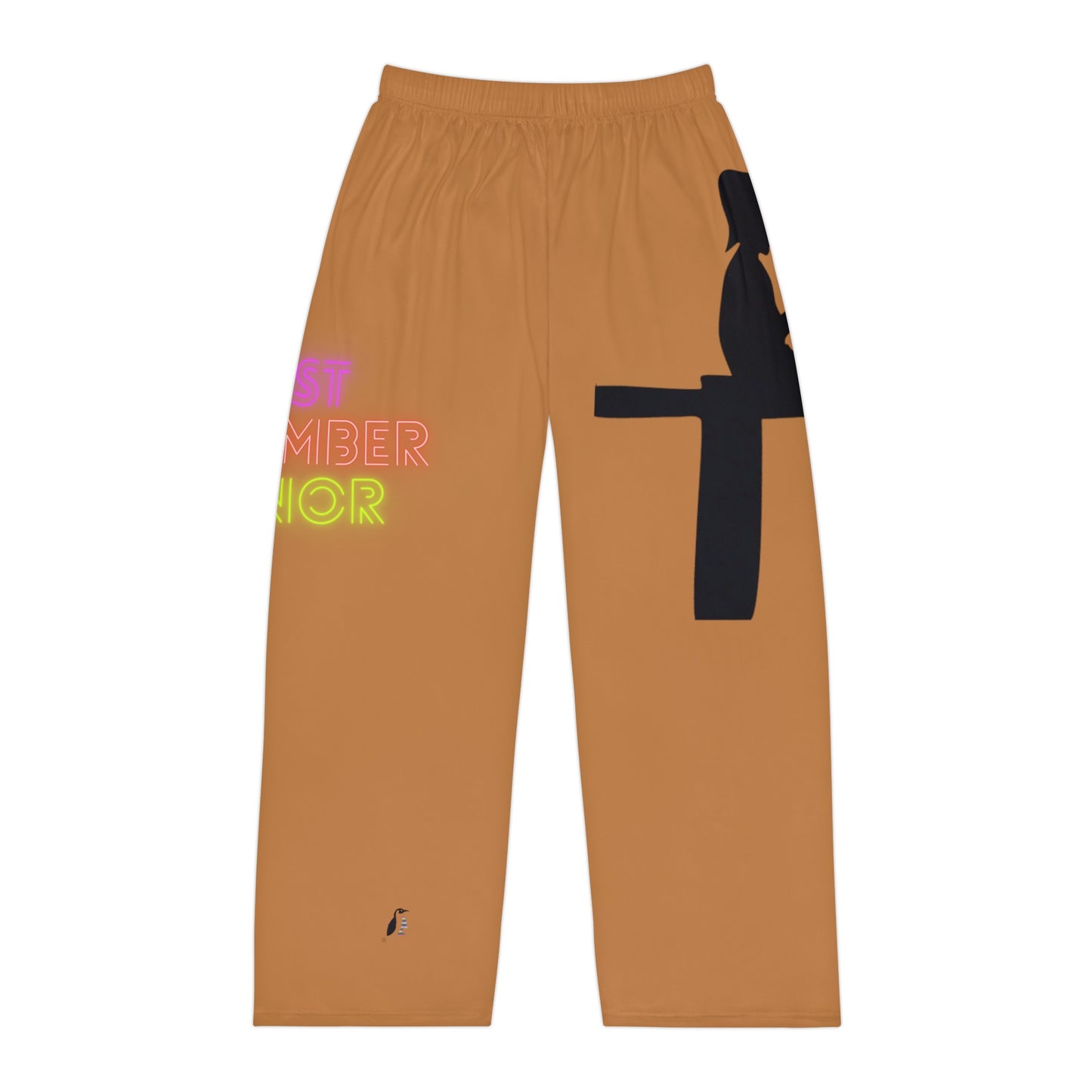 Men's Pajama Pants: Fishing Lite Brown