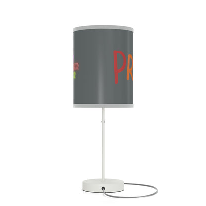 Lamp on a Stand, US|CA plug: LGBTQ Pride Dark Grey