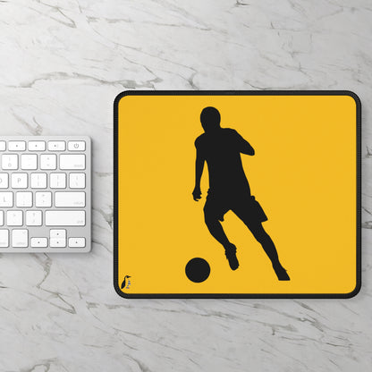 Gaming Mouse Pad: Soccer Yellow