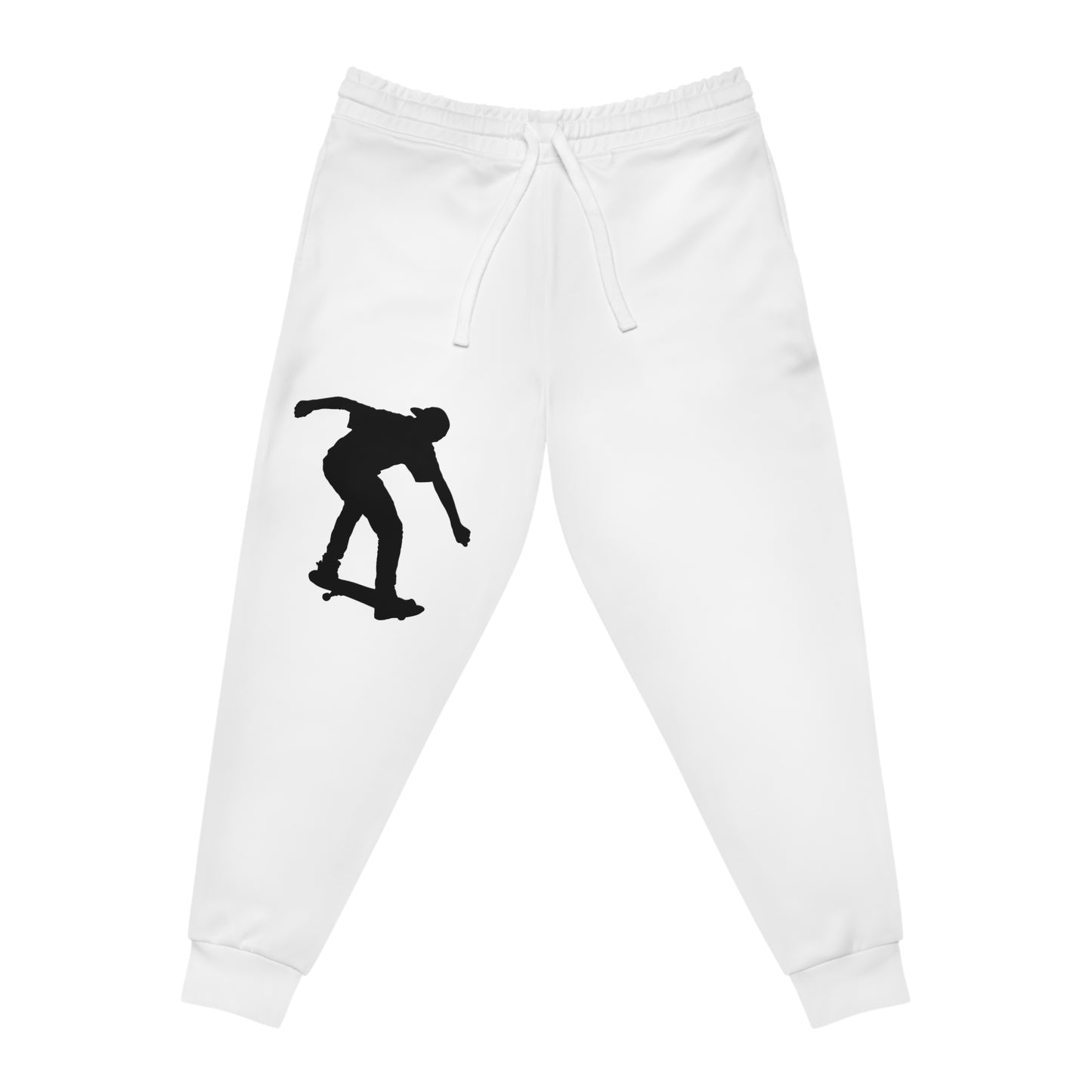 Athletic Joggers: Skateboarding White