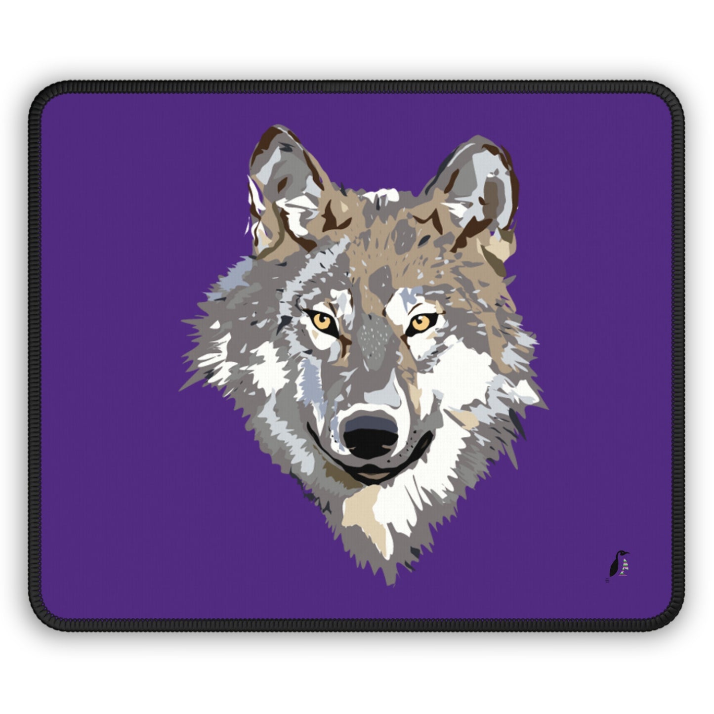 Gaming Mouse Pad: Wolves Purple