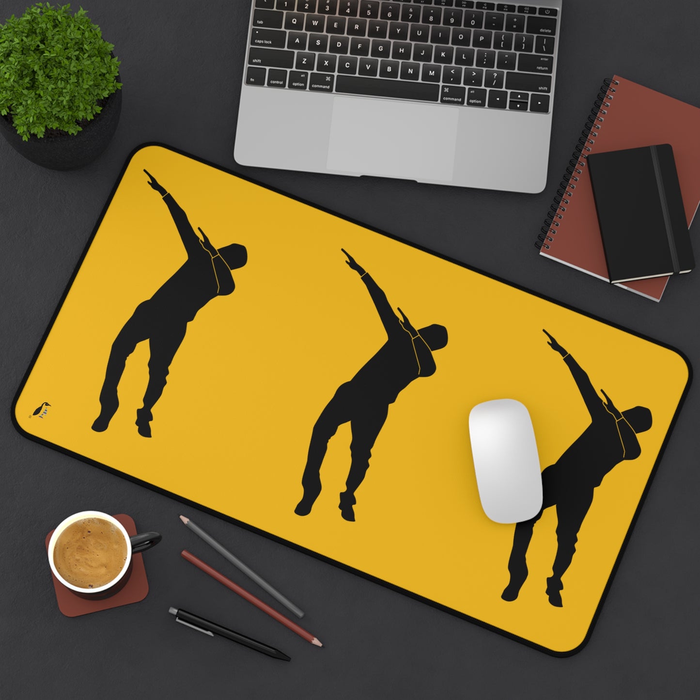 Desk Mat: Dance Yellow