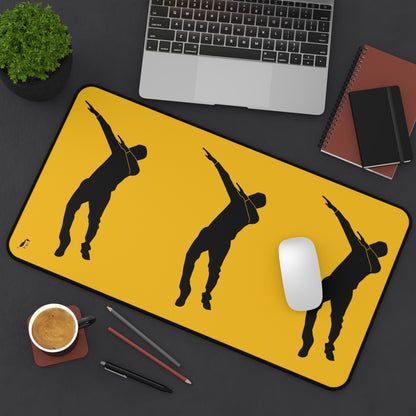 Desk Mat: Dance Yellow