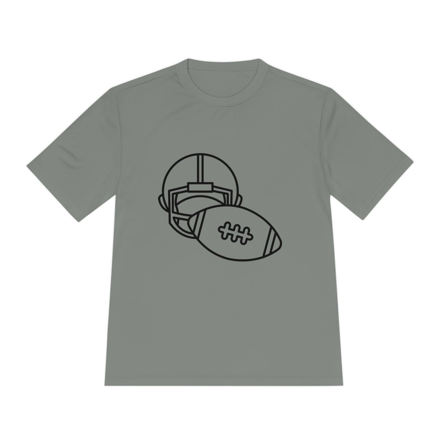 Moisture Wicking Tee: Football #2