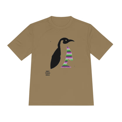 Moisture Wicking Tee: Crazy Penguin World Logo #1