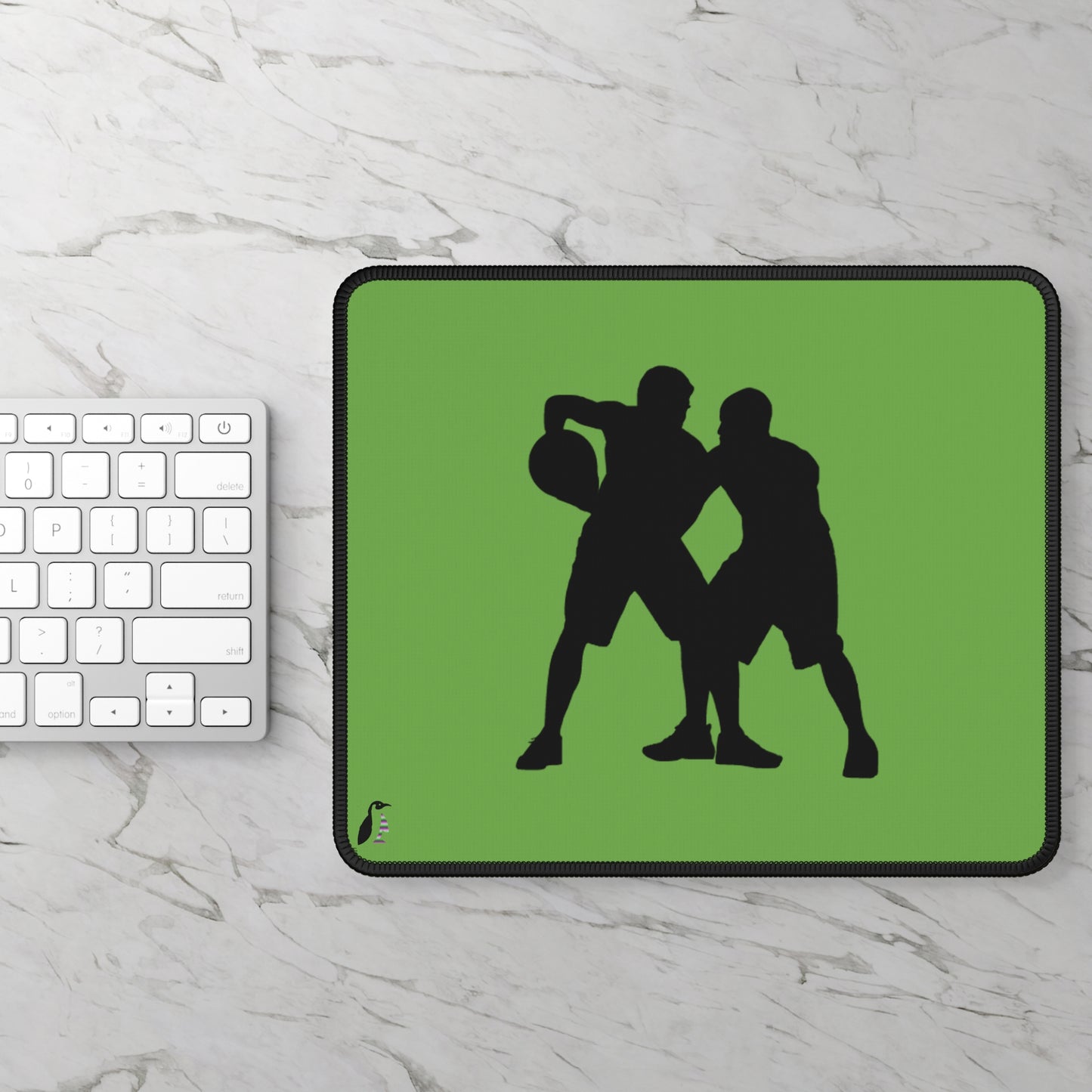 Gaming Mouse Pad: Basketball Green