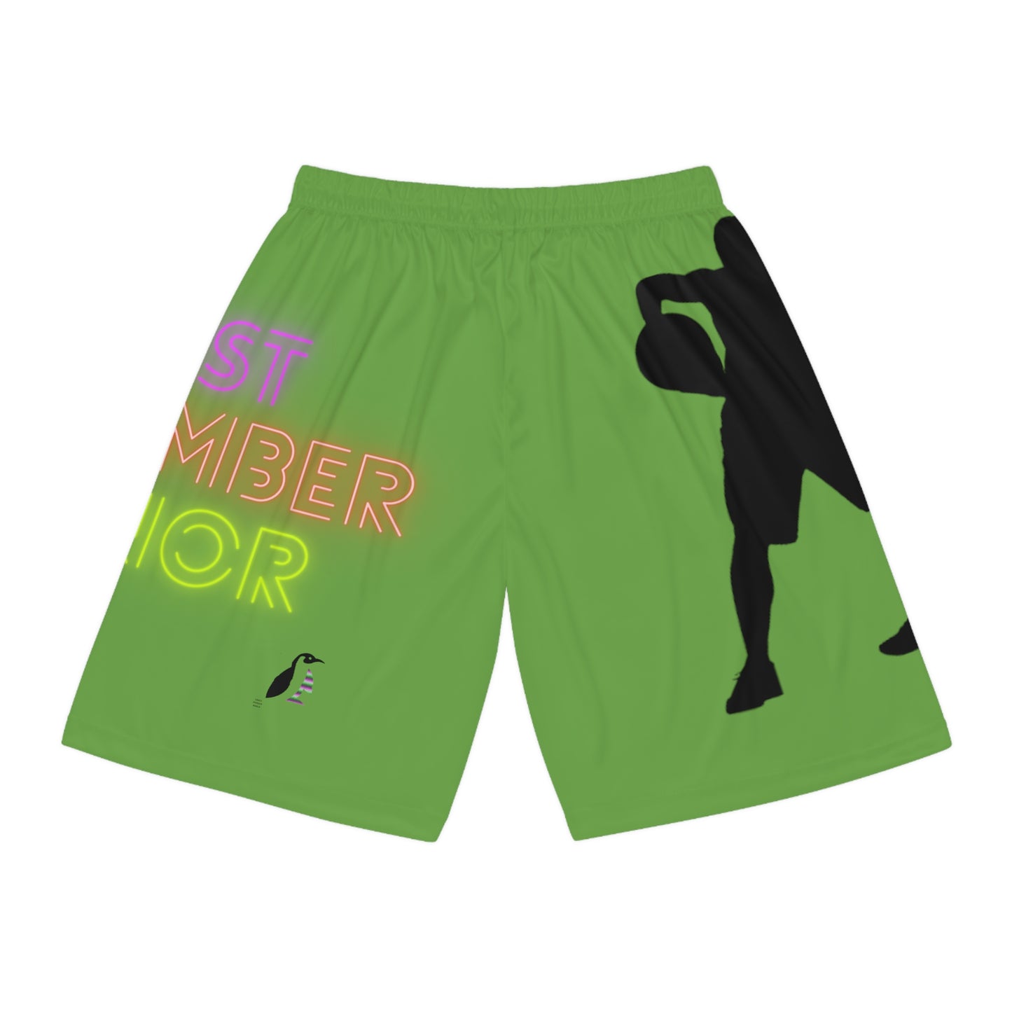 Basketball Shorts: Basketball Green