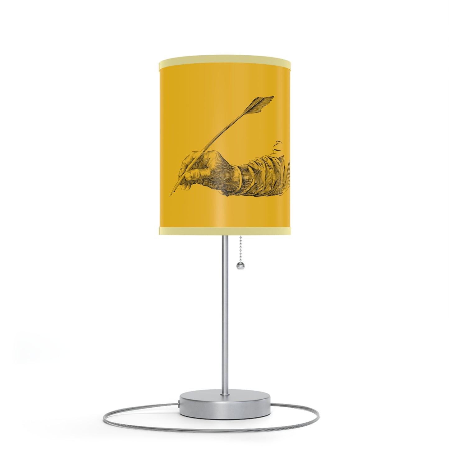 Lamp on a Stand, US|CA plug: Writing Yellow