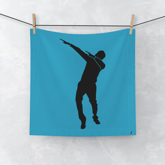 Face Towel: Dance Turquoise