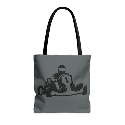 Tote Bag: Racing Dark Grey