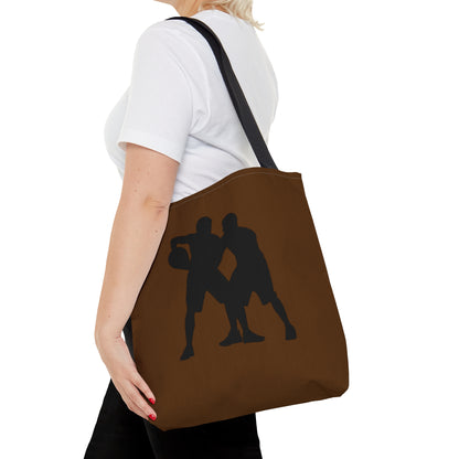 Tote Bag: Basketball Brown