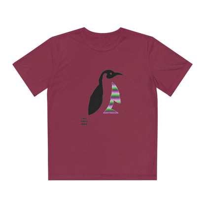 Youth Competitor Tee #2: Crazy Penguin World Logo