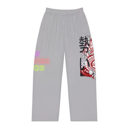 Women's Pajama Pants: Dragons Lite Grey