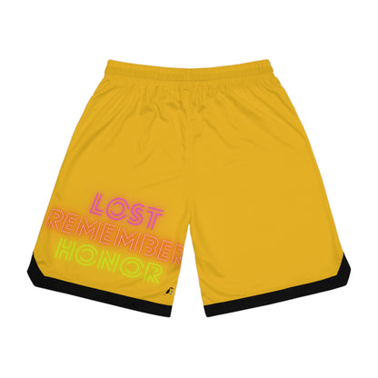 Basketball Rib Shorts: Music Yellow