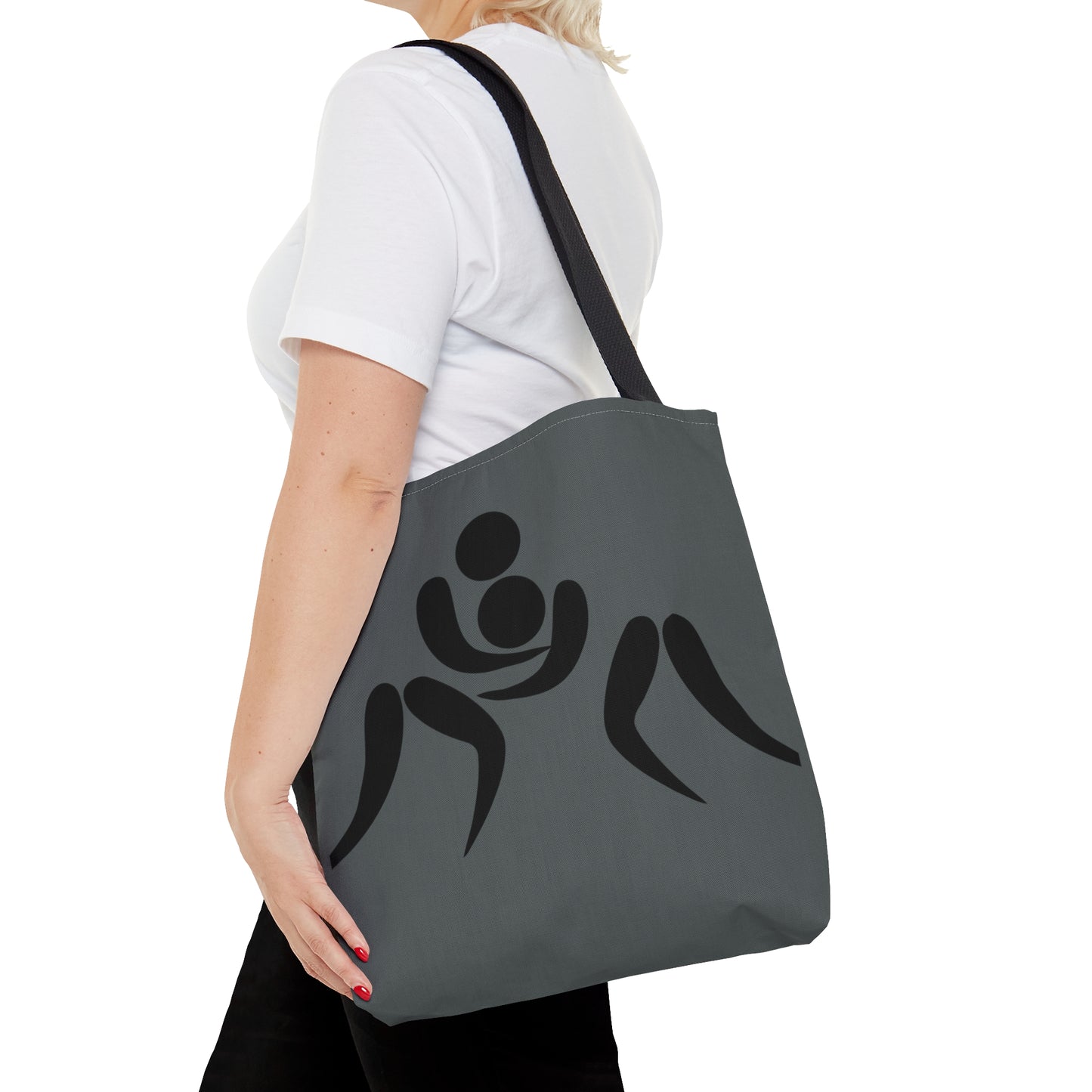 Tote Bag: Wrestling Dark Grey