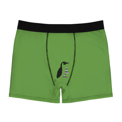 Men's Boxer Briefs: Tennis Green