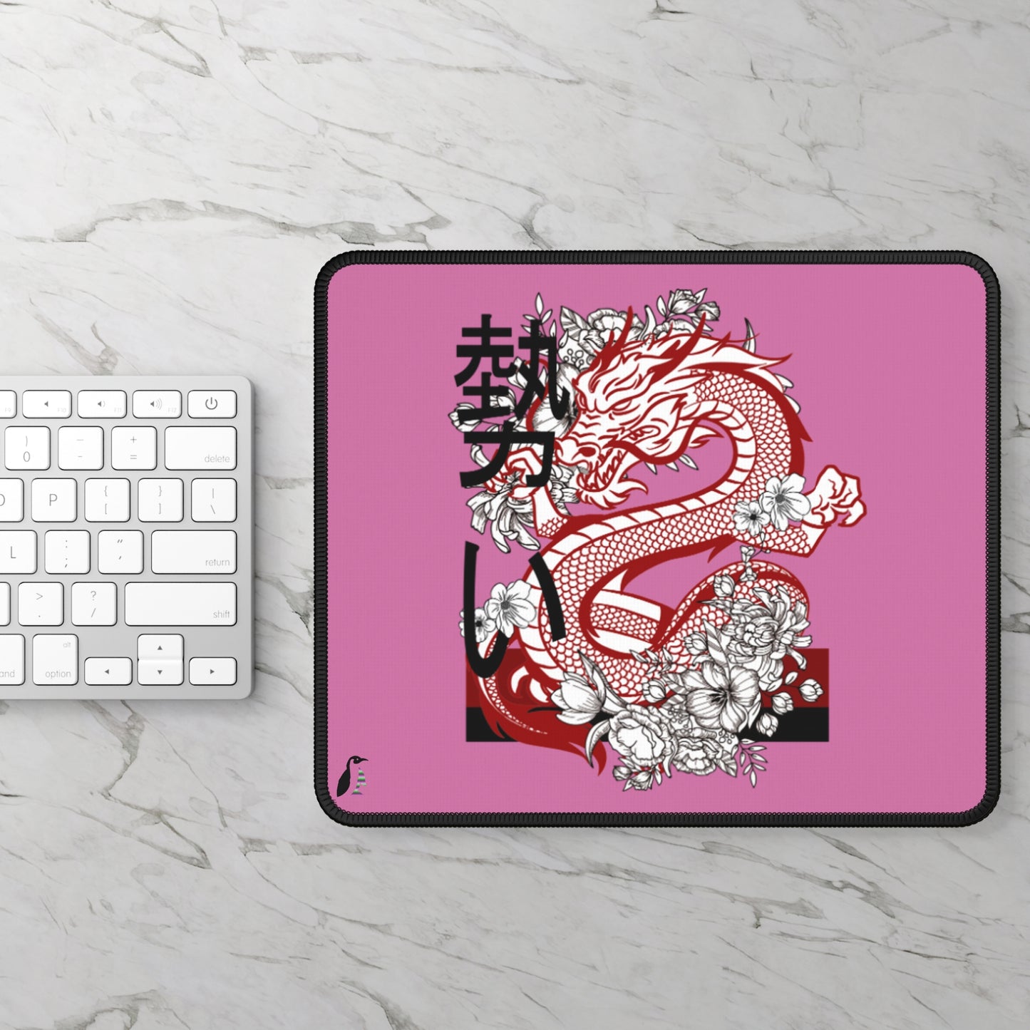 Gaming Mouse Pad: Dragons Lite Pink