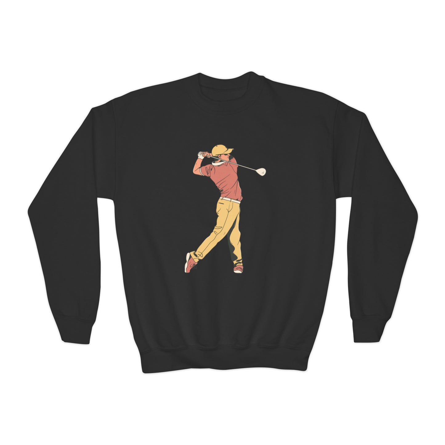 Youth Crewneck Sweatshirt: Golf 