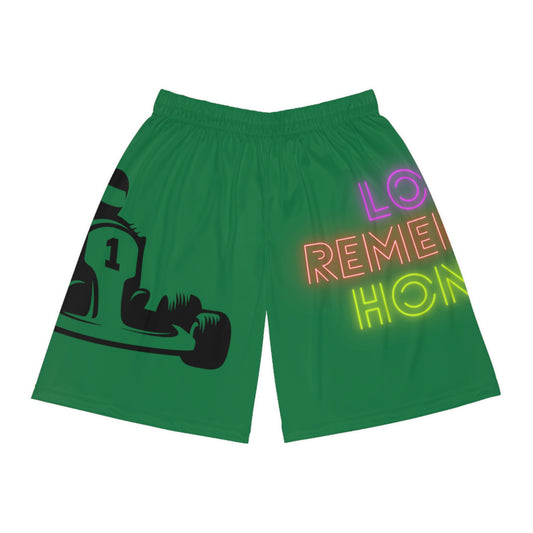 Basketball Shorts: Racing Dark Green