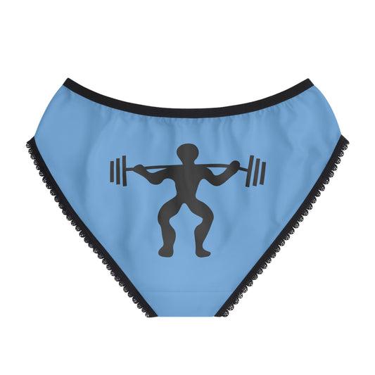 Women's Briefs: Weightlifting Lite Blue