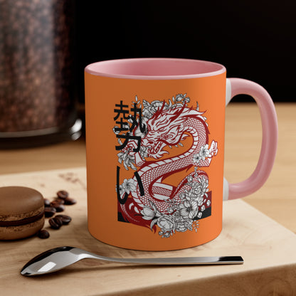 Accent Coffee Mug, 11oz: Dragons Crusta