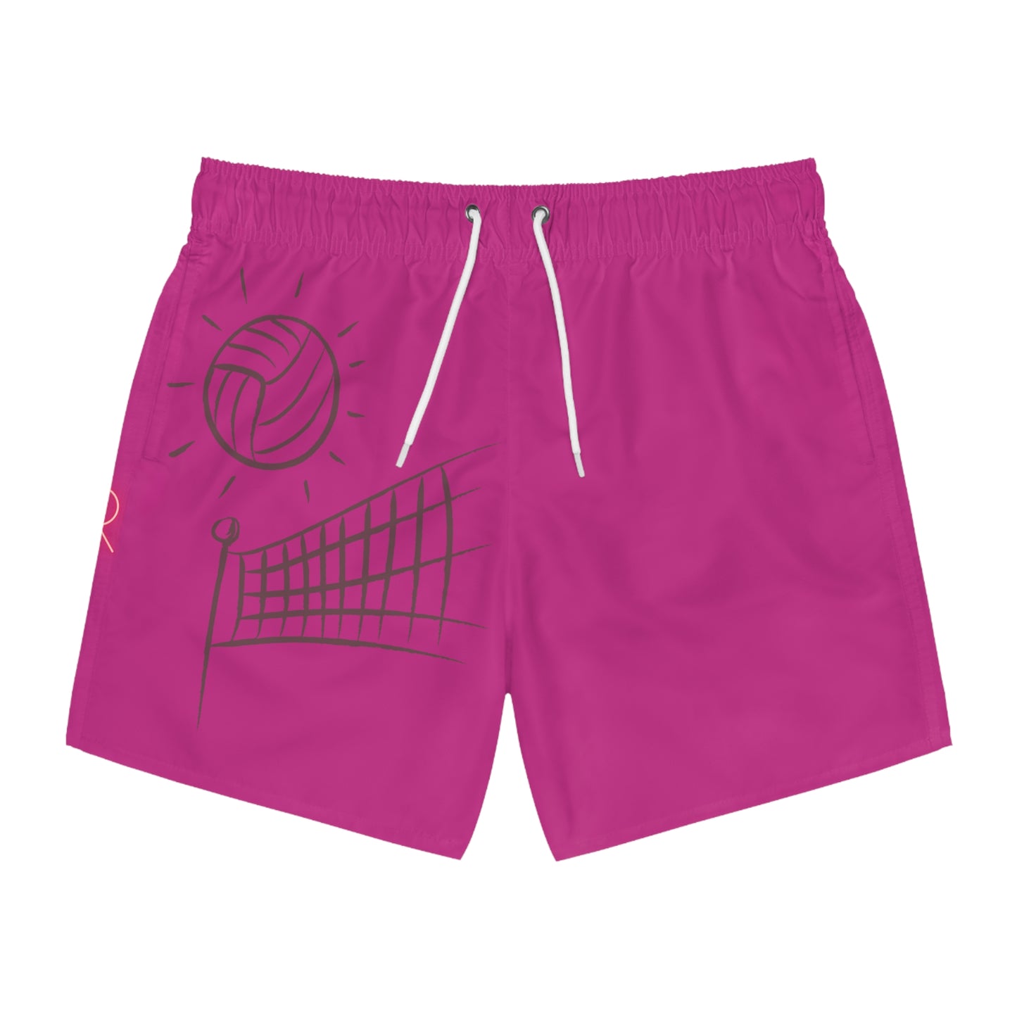 Swim Trunks: Volleyball Pink