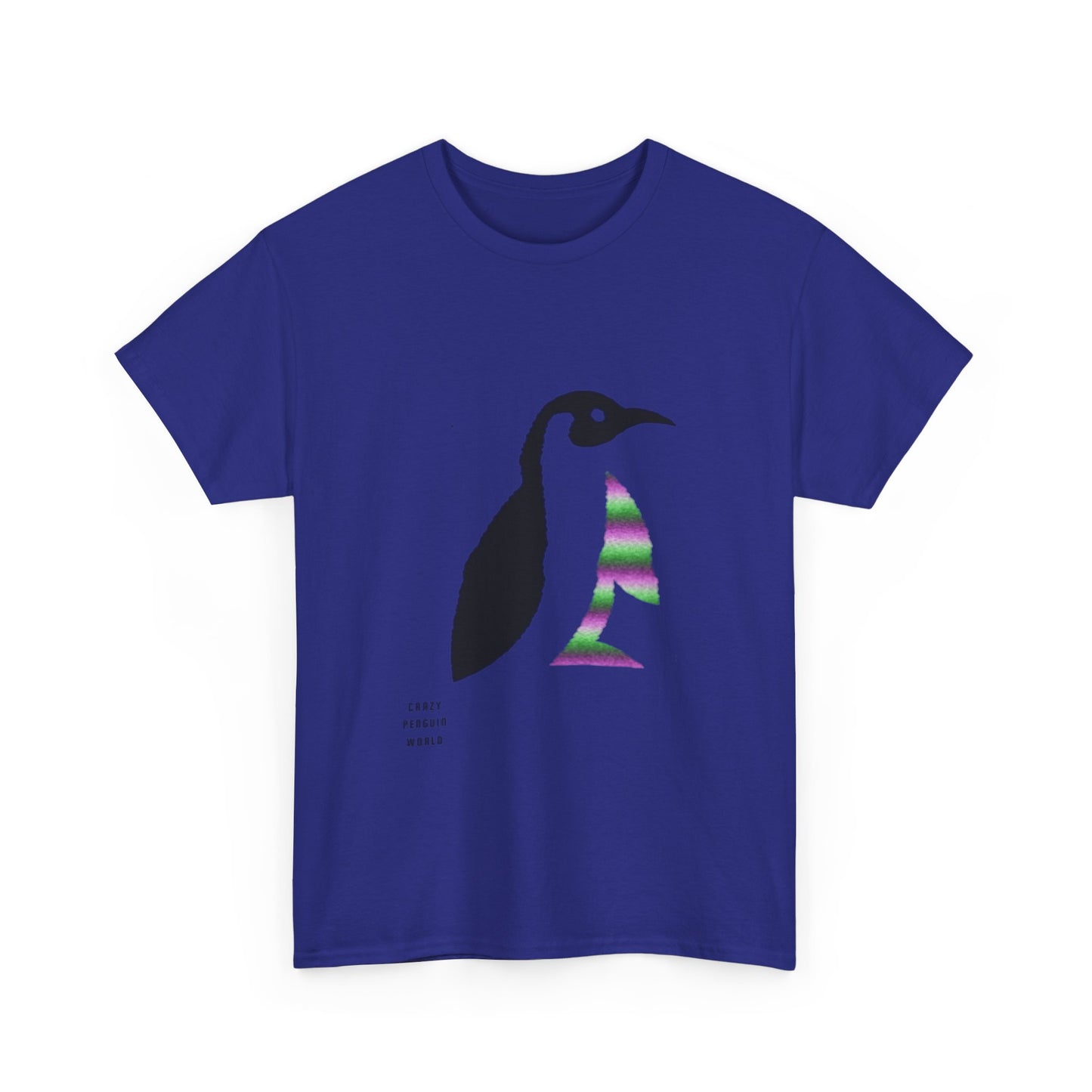 Heavy Cotton Tee: Crazy Penguin World Logo #3