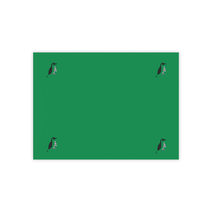 Post-it® Note Pads: Crazy Penguin World Logo Dark Green