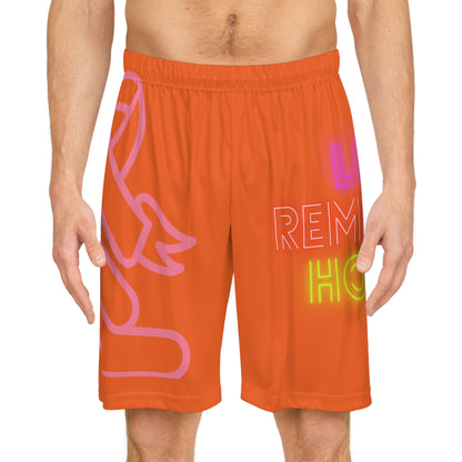 Basketball Shorts: Fight Cancer Orange