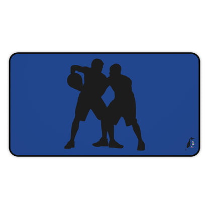 Desk Mat: Basketball Dark Blue