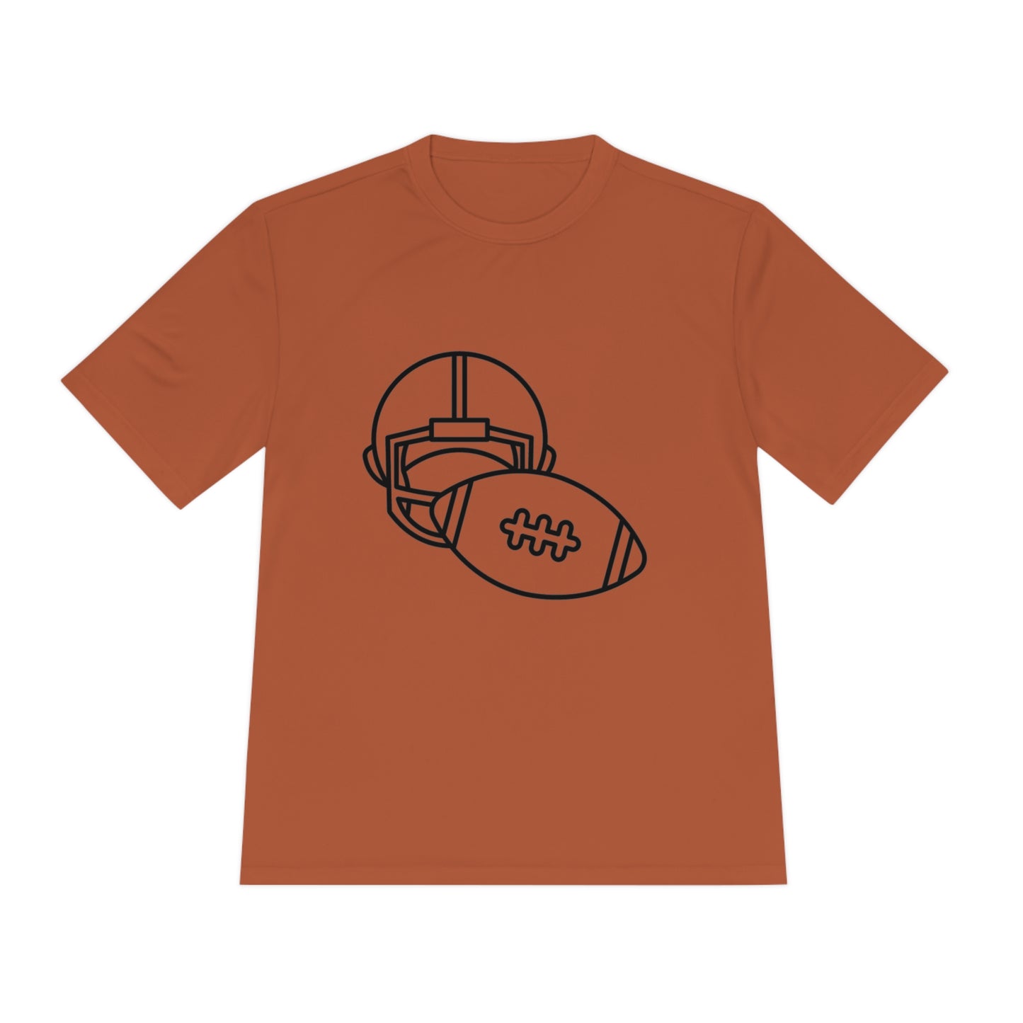 Moisture Wicking Tee: Football #1