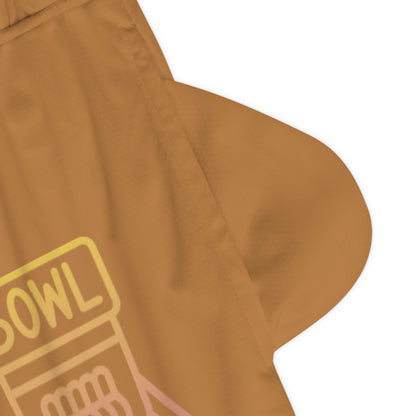 Basketball Rib Shorts: Bowling Lite Brown