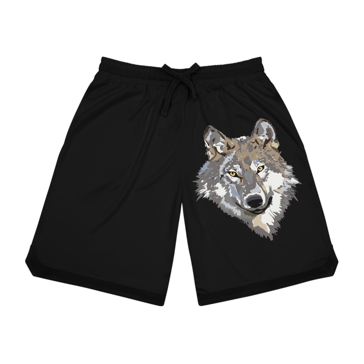 Basketball Rib Shorts: Wolves Black