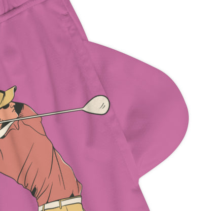 Basketball Rib Shorts: Golf Lite Pink