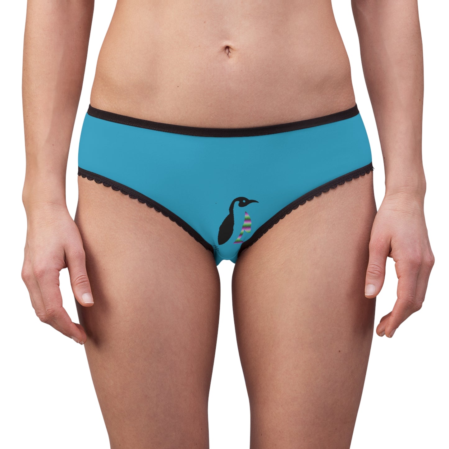 Women's Briefs: Skateboarding Turquoise