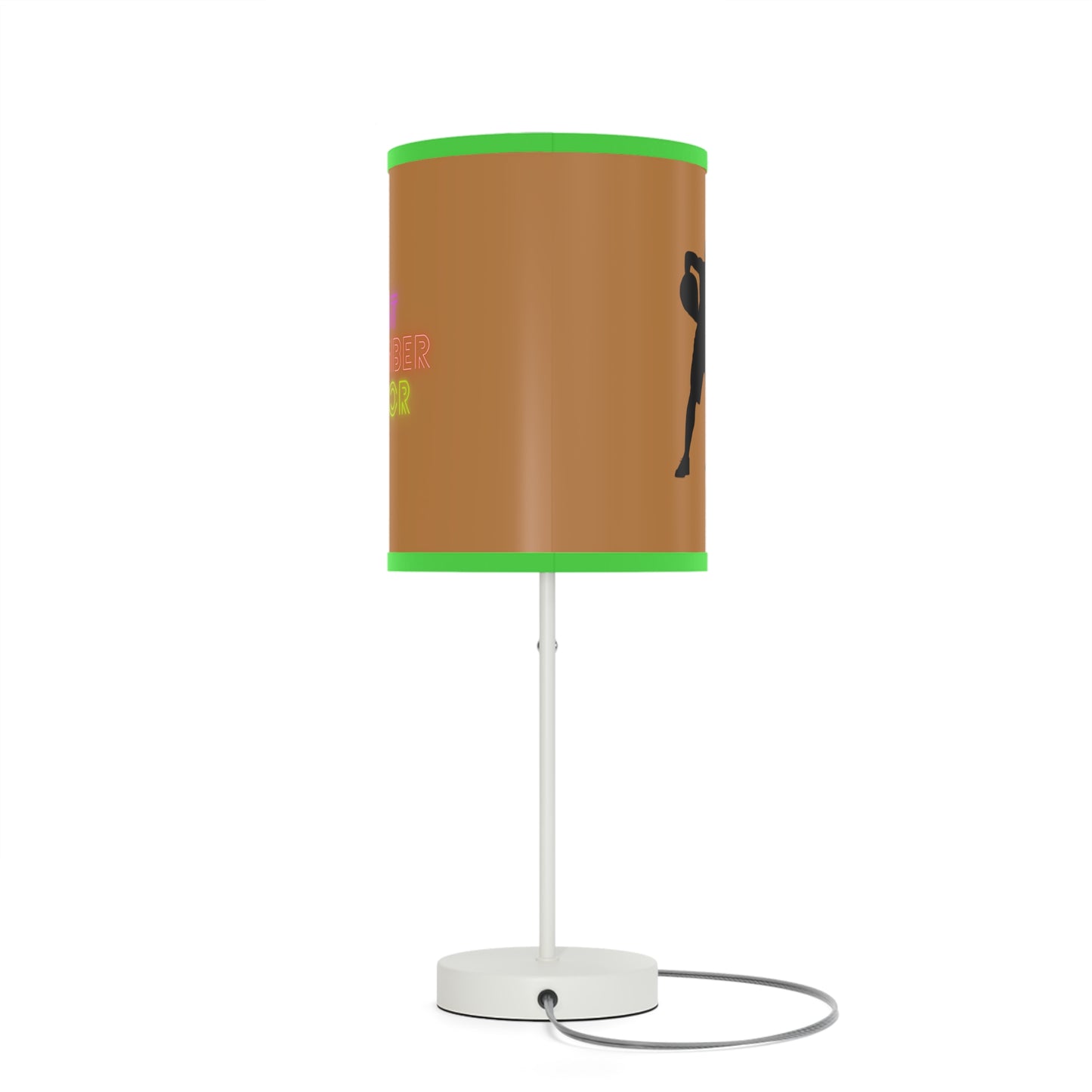 Lamp on a Stand, US|CA plug: Basketball Lite Brown