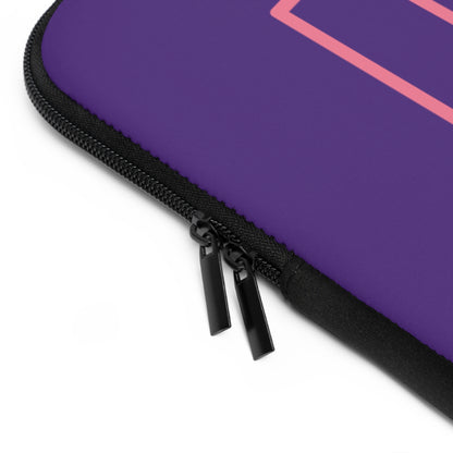 Laptop Sleeve: Fight Cancer Purple