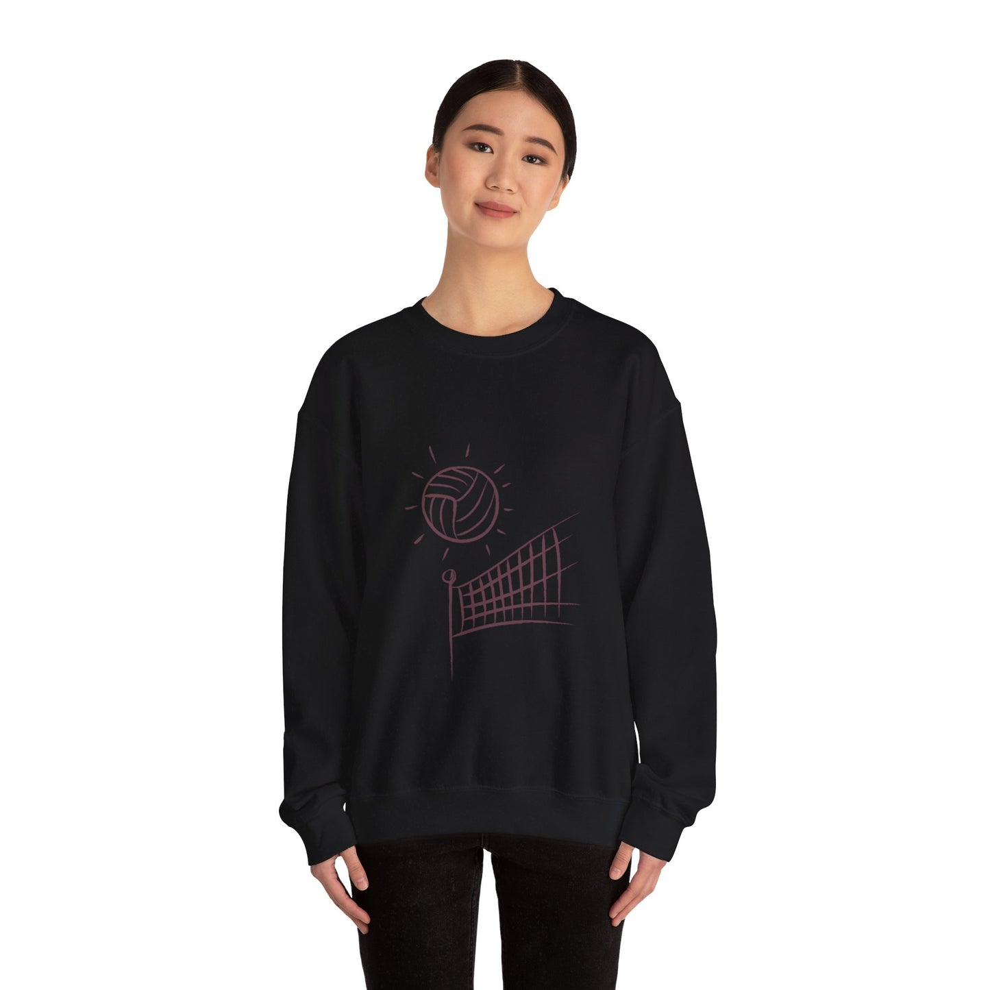 Heavy Blend™ Crewneck Sweatshirt: Volleyball #1